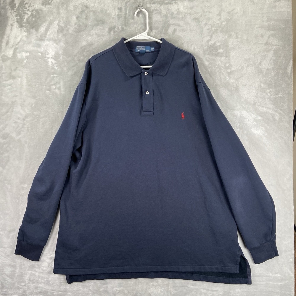 Polo Ralph Lauren Sweater Polo men's 2XLT Fleece Lined Pullover Cotton Acrylic